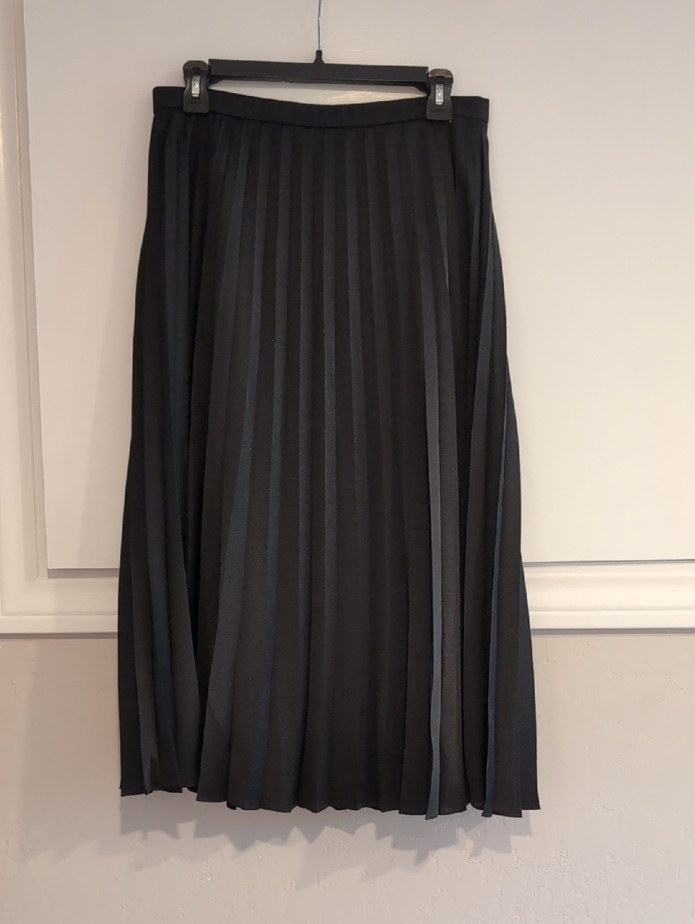J. Crew Black Pleated Midi Skirt, 8